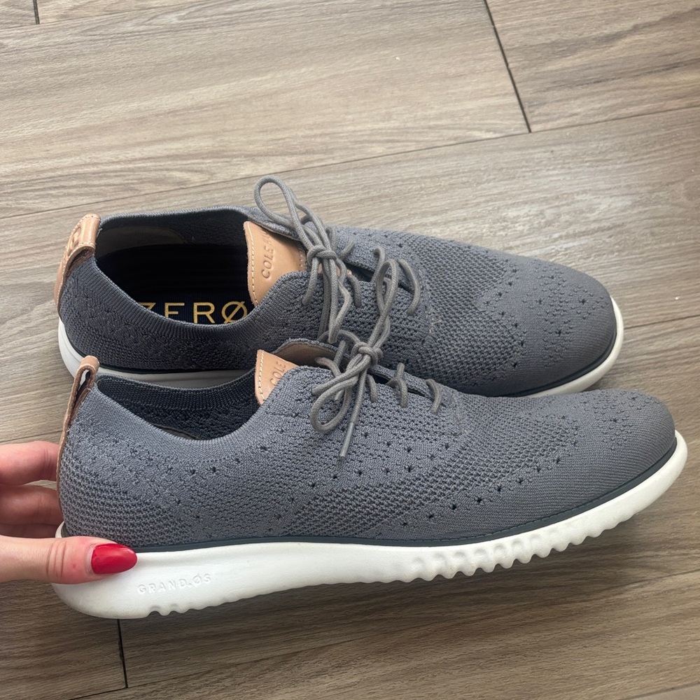 Cole Haan Men’s Gray Knit Sneakers. Size 11.5